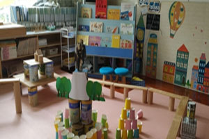幼儿园建构区纸杯搭建我的家图片