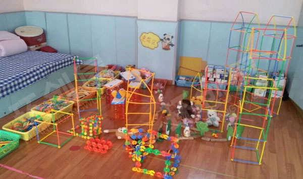 幼儿园小小建筑师图片