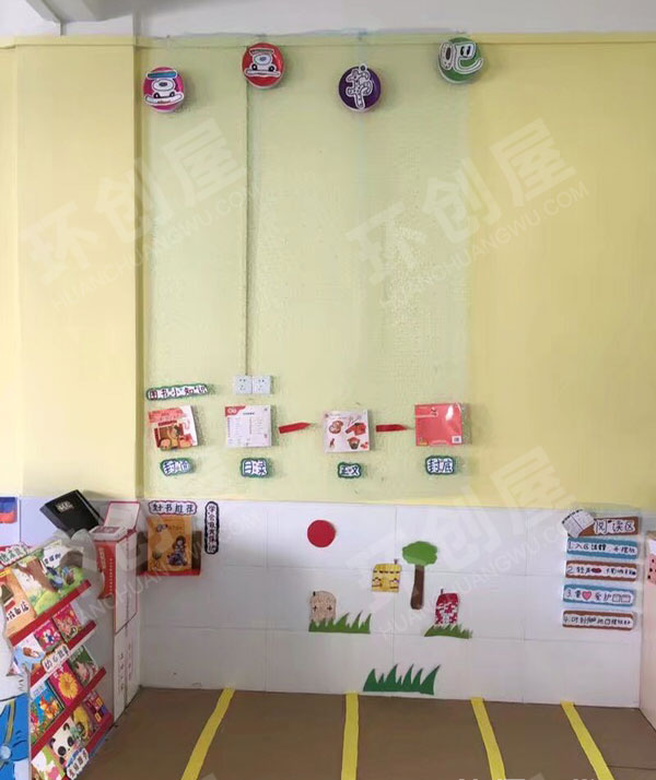 幼儿园阅读区小小图书馆图片