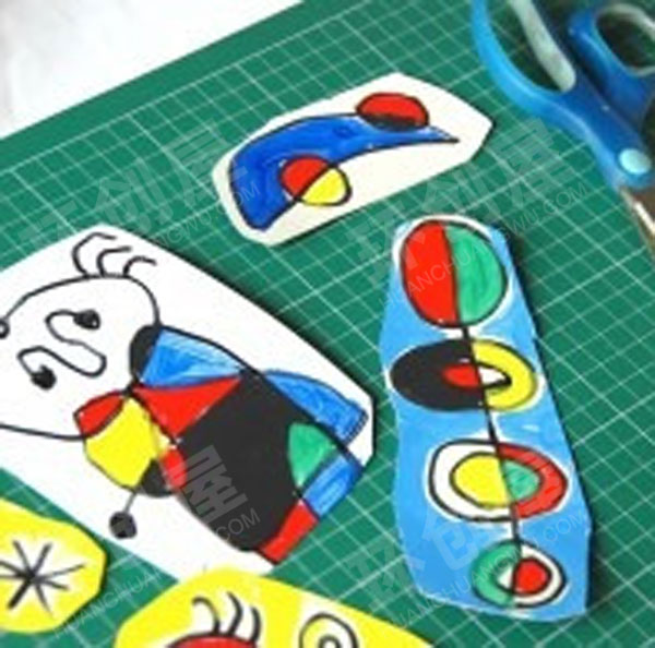 幼儿园美工区立体艺术创作图片
