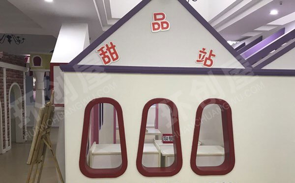 幼儿园角色游戏好吃好玩的甜品店图片