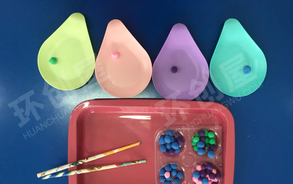 幼儿园益智区环保废物利用自制教玩具图片