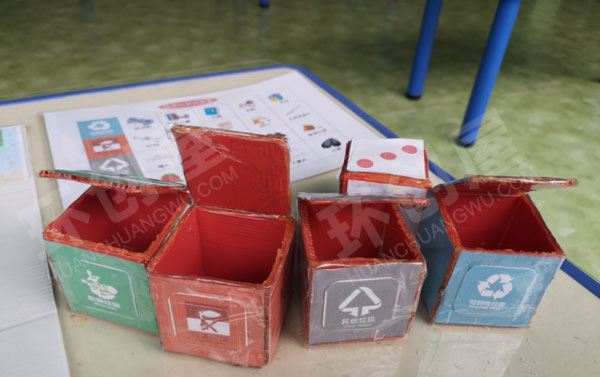 幼儿园垃圾分类游戏益智区图片