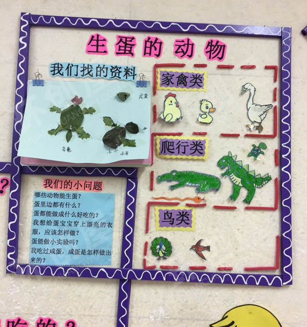 幼儿园有趣的蛋宝宝主题墙图片