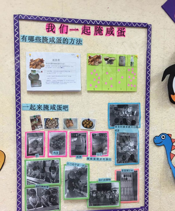 幼儿园有趣的蛋宝宝主题墙图片