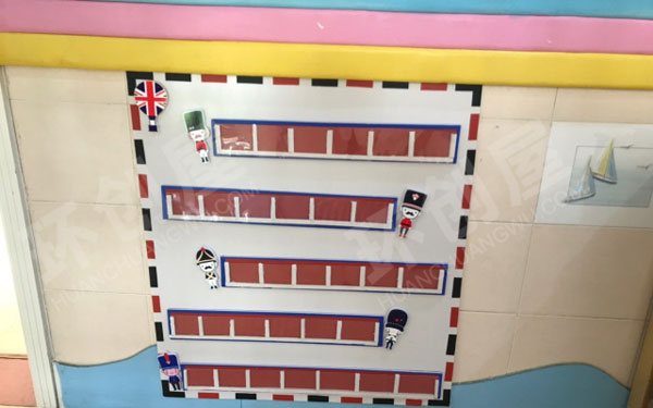 幼儿园教室墙面英伦风图片