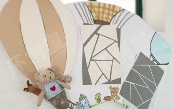 幼儿园ins风作品展示图片