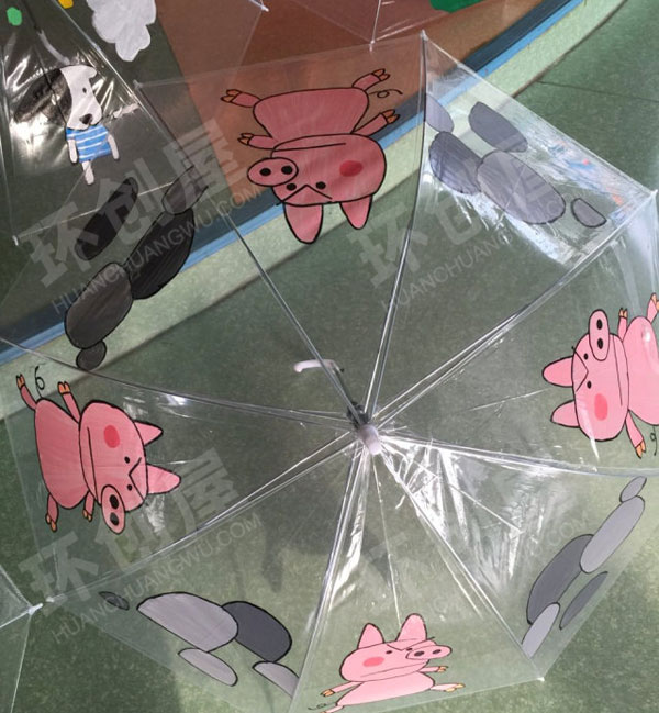 幼儿园绘本伞彩绘伞吊饰图片