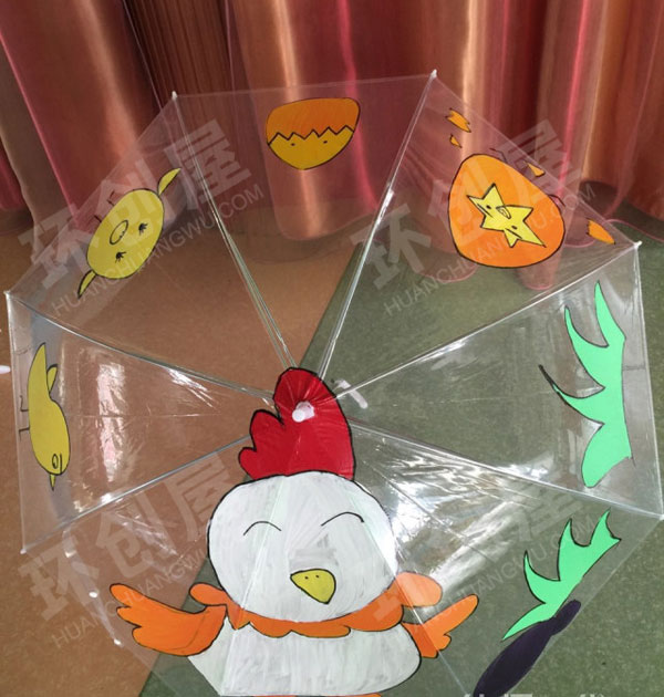 幼儿园绘本伞彩绘伞吊饰图片