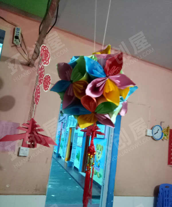 幼儿园简单又好看的挂饰图片