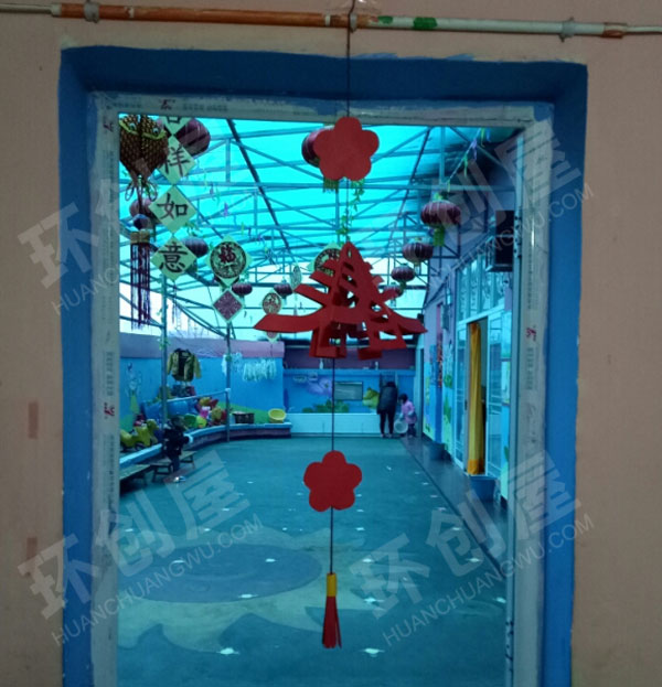 幼儿园简单又好看的挂饰图片