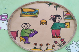 幼儿园走廊墙面装饰文明礼仪图片8张