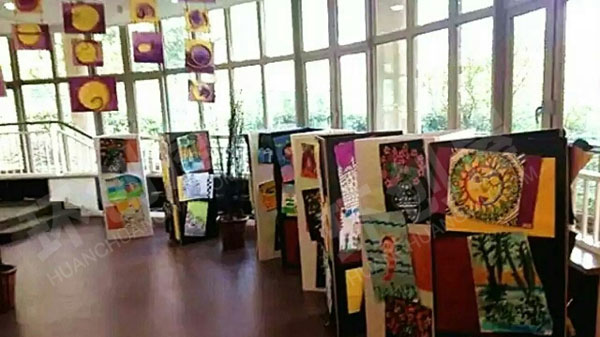幼儿园创意美术画墙面挂饰作品展示图片