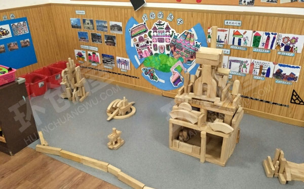 幼儿园中国文化建筑区图片
