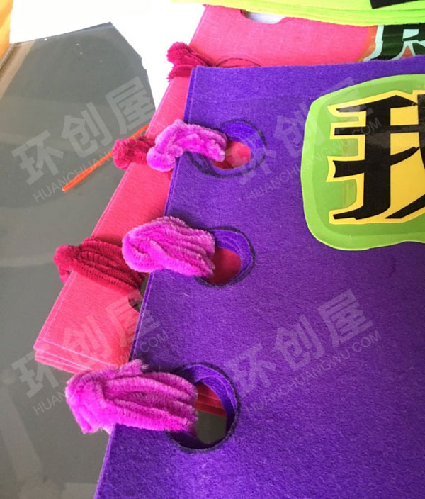幼儿园阅读区自制DIY不织布绘本图片