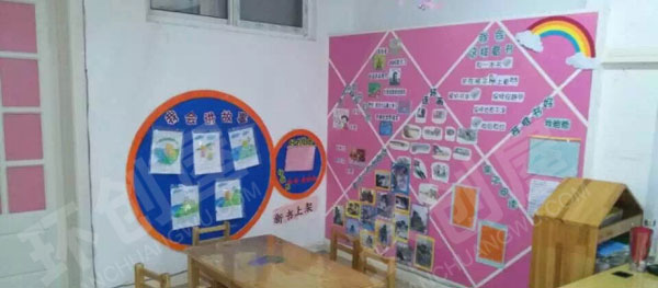 幼儿园阅读区书香门第墙面布置图片