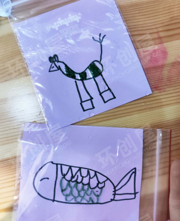 幼儿园科探区神笔马良奇妙的水图片
