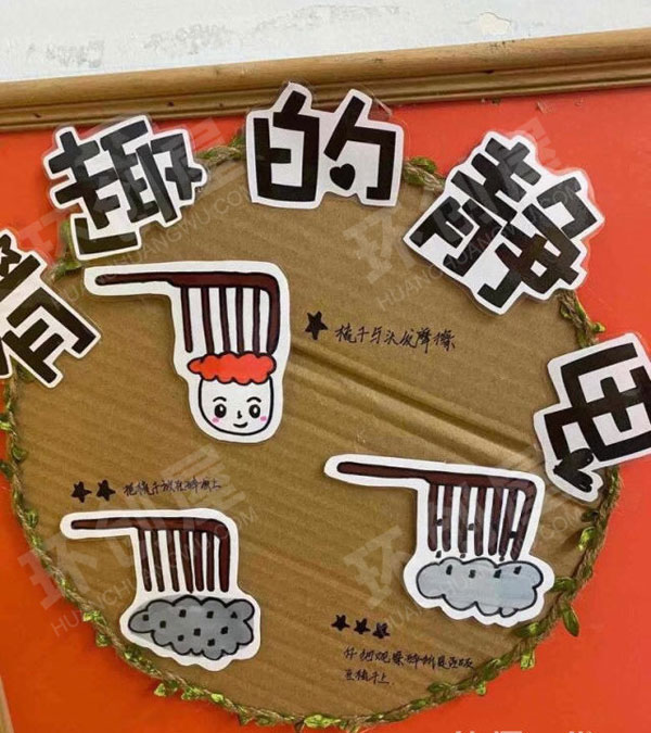 幼儿园各类有趣的科学小实验展板海报图片