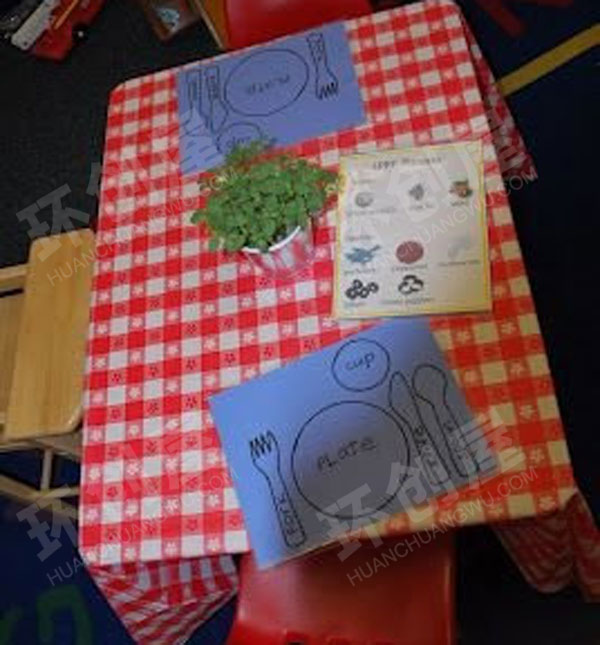 幼儿园角色游戏小餐厅食材图片