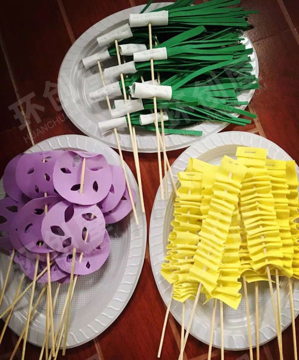 幼儿园角色游戏烧烤店手工海绵纸食物图片