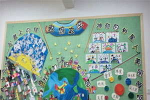 幼儿园遨游太空主题墙图片5张