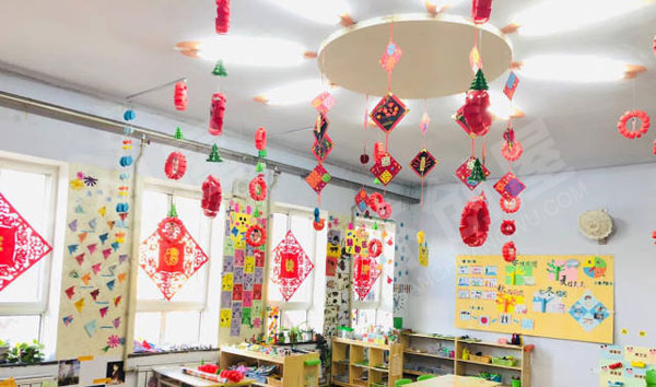 幼儿园超喜庆新年联欢会吊饰图片