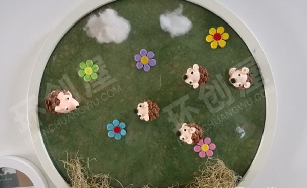 幼儿园可爱卡通走廊墙面图片