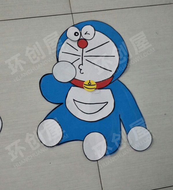 幼儿园多啦A梦蓝胖子快乐家园图片