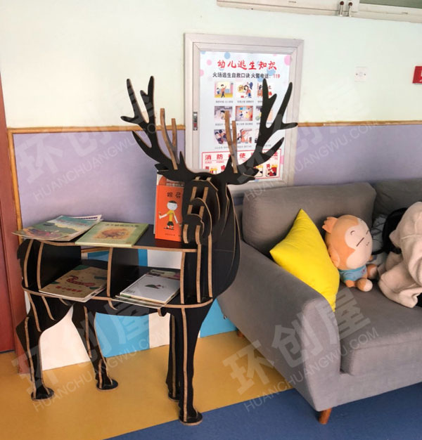 幼儿园走廊楼梯阅读区环创图片