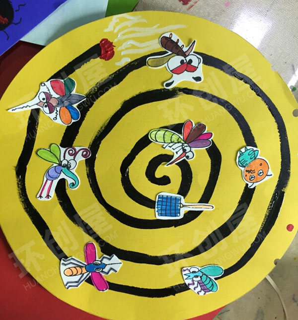 幼儿园美工区各种创意绘画图片