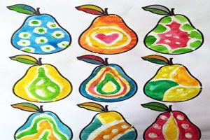 幼儿园创意美术好吃的水果图片6张