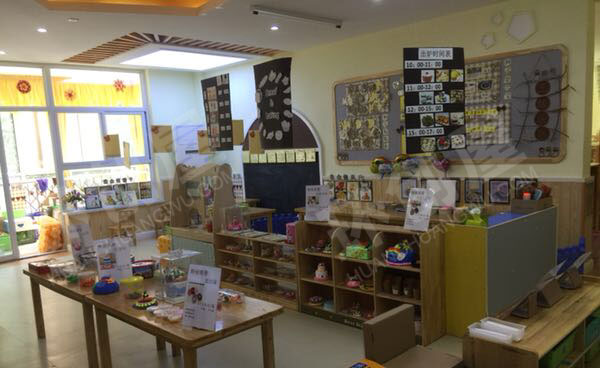 幼儿园角色游戏焙焙熊甜品店图片
