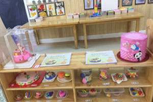 幼儿园角色游戏焙焙熊甜品店图片9张
