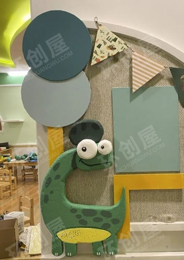 幼儿园恐龙主题墙图片