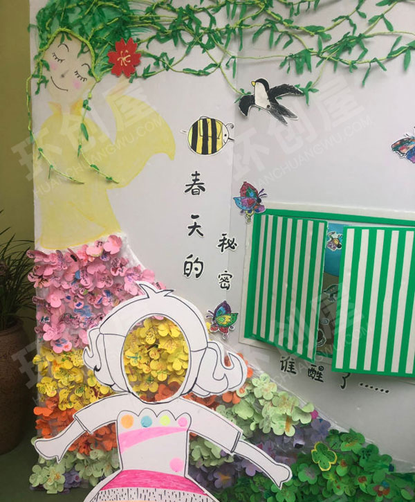 幼儿园春天来啦主题墙图片