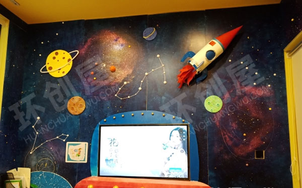 幼儿园星空环境主题墙图片