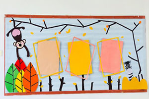 幼儿园环创在秋天里主题墙图片