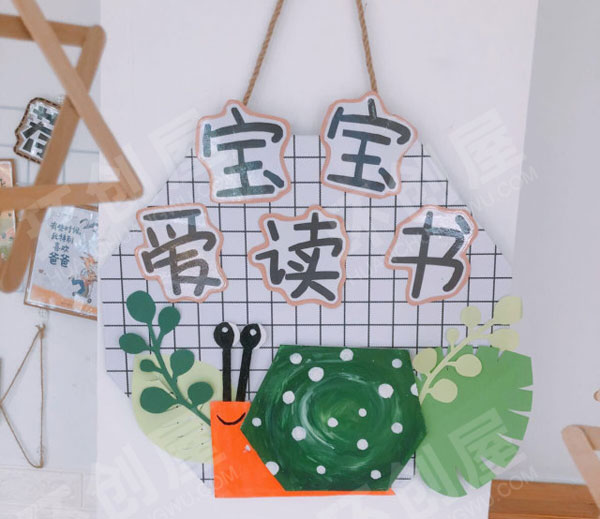 幼儿园动物主题环创区域牌吊饰图片