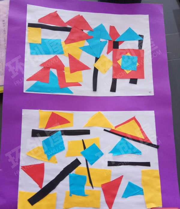 幼儿园走廊墙壁中国文化剪纸折纸粘贴画图片