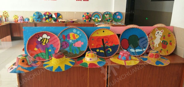 幼儿园学生环保作品展示图片