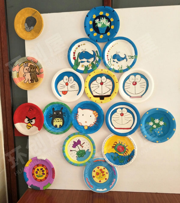 幼儿园学生环保作品展示图片