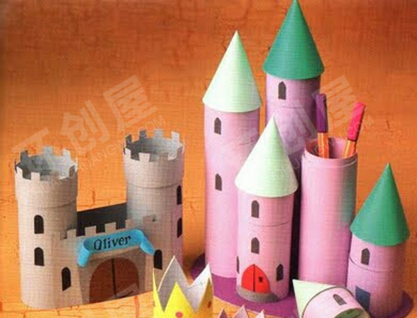 幼儿园卫生纸筒玩出新花样作品展示图片
