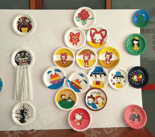 幼儿园学生环保作品展示图片