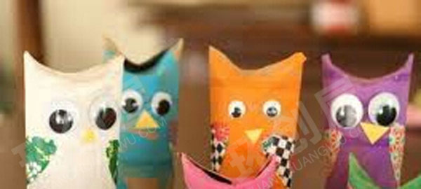 幼儿园卫生纸筒玩出新花样作品展示图片