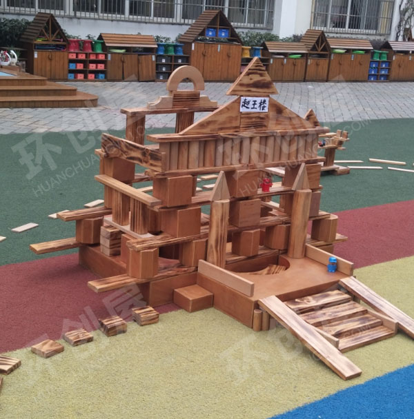 幼儿园搭建越王楼图片