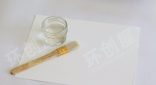 幼儿园美工区晕染星空图片