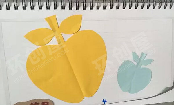 幼儿园美工区对折剪纸图片
