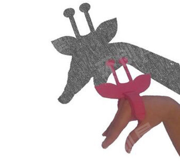 幼儿园科学区不织布制作动物成影子图片