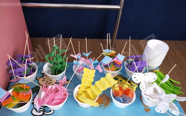 幼儿园角色游戏美食城各种美食图片