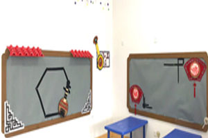 幼儿园中国风乐器主题墙图片4张